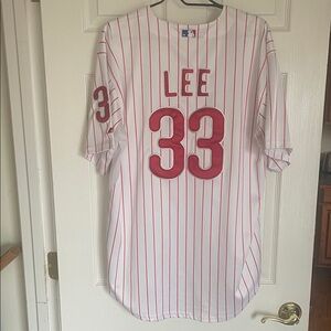 Cliff Lee Philadelphia Phillies Embroidered Jersey